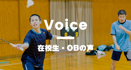 Voice 在校生・OBの声